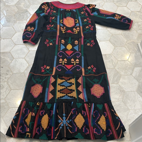 Farm Rio Embroidered Maxi Dress - Picture 7 of 7